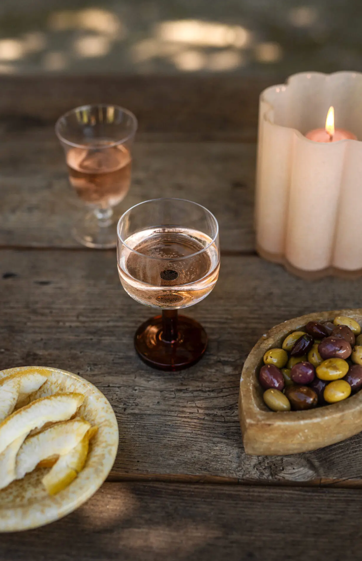 Verre à vin Rio ambre