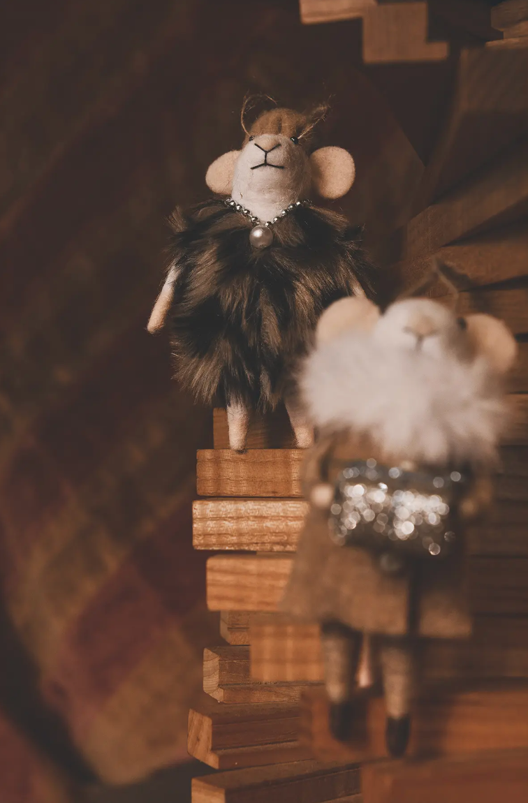 Souris - manteau léopard