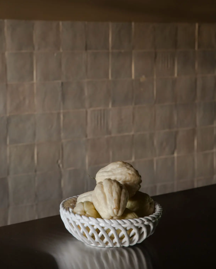 Panier en porcelaine Ruth