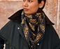 Grand foulard Galatie Nuit - Byzantine