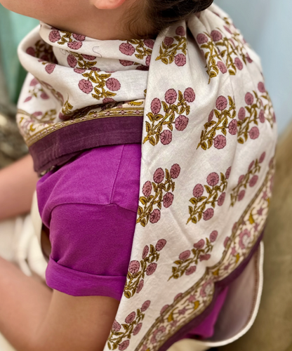 Grand foulard ANTIGONE Jour- Byzantine