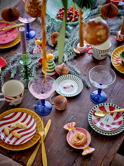 Petit plat Caramella, Rose, Grès