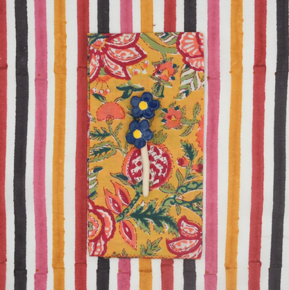 Serviettes de table x4 Zinnia Jaune