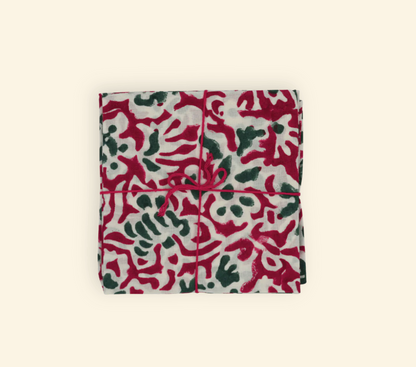 Serviettes de table x4 Impatient Tomato