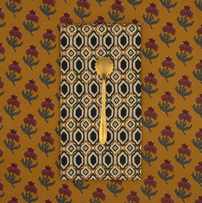 Serviettes de table x4 Luisa Gold