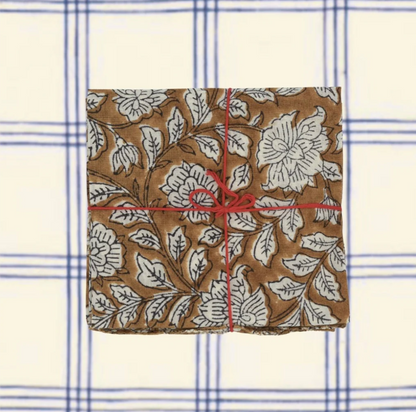 Serviettes de table x4 Iris Malaga