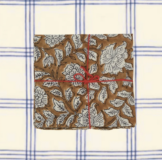 Serviettes de table x4 Iris Malaga