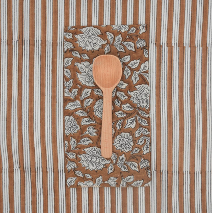 Serviettes de table x4 Iris Malaga