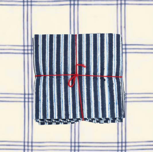 Serviettes de table x4 Lila Patriot