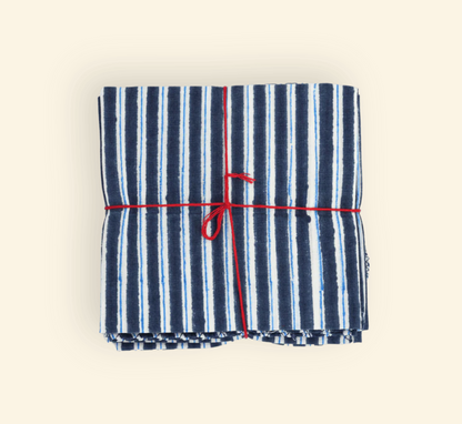 Serviettes de table x4 Lila Patriot