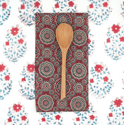 Serviettes de table x4 Nemophile Tango