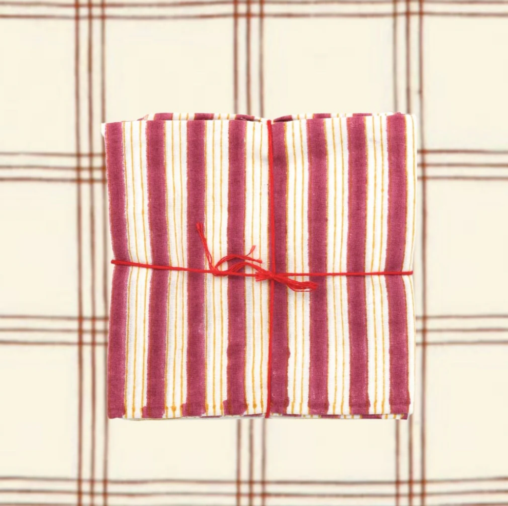 Serviettes de table x4 Salem Automne