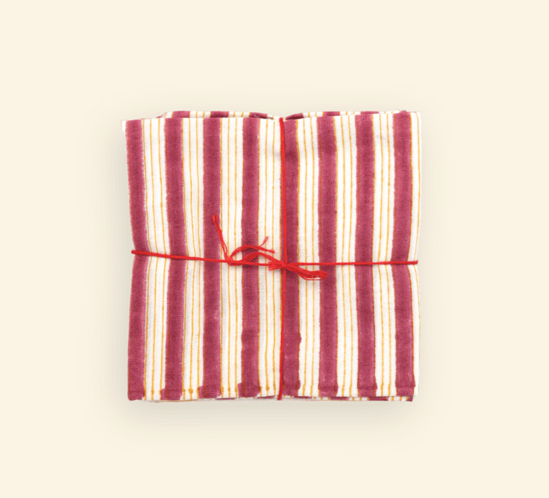 Serviettes de table x4 Salem Automne