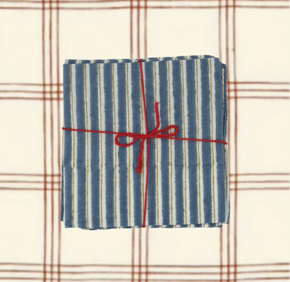 Serviettes de table x4 Lila Moonlight