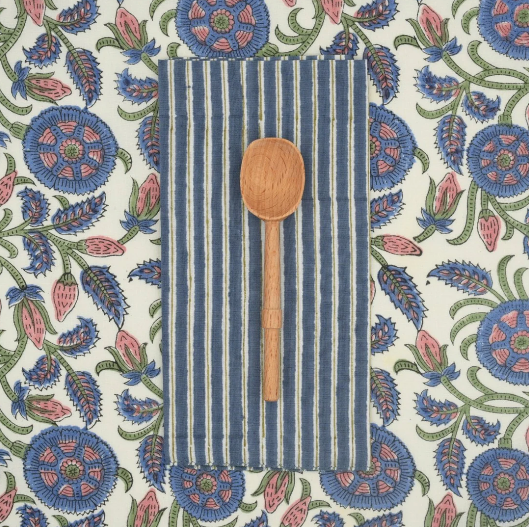 Serviettes de table x4 Lila Moonlight