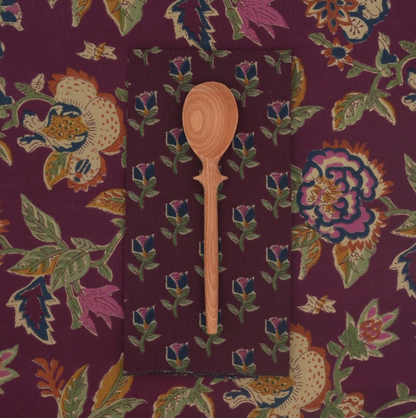 Serviettes de table x4 Laelia Malaga