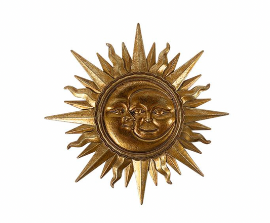 DECO MURALE SOLEIL LUNE DIAM 15CM