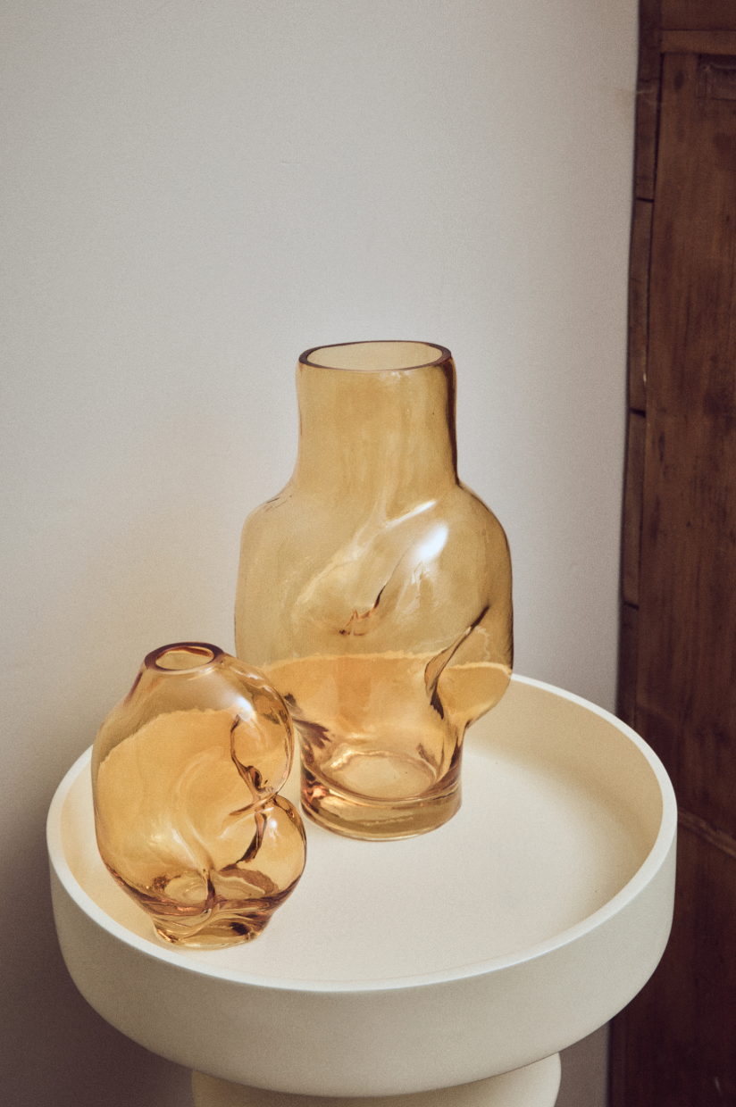 Vase Gleam Ambre