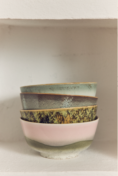 Set de 2 Bols à Ramen - 70's ceramic