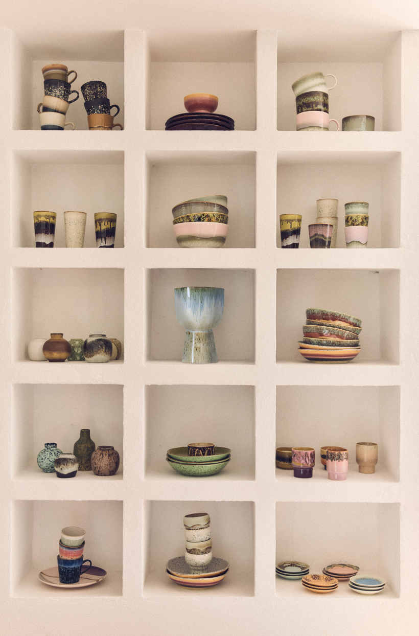 Set de 2 Bols à Ramen - 70's ceramic