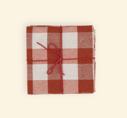 Serviettes de tablex4 - Fougère Ginger