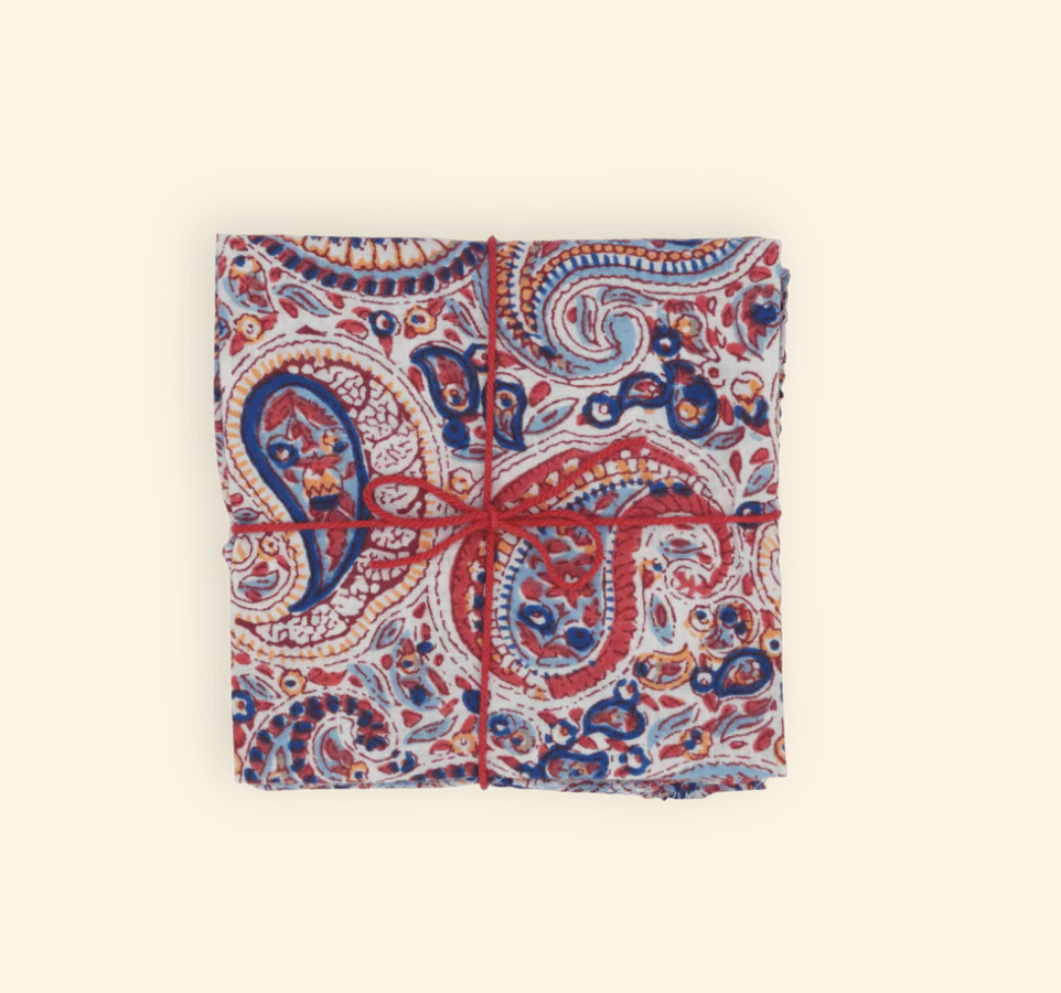 Serviettes de tablex4 - Pepper Bluestone