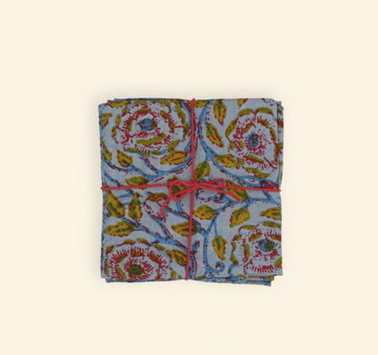 Serviettes de tablex4 - Pansy Tango