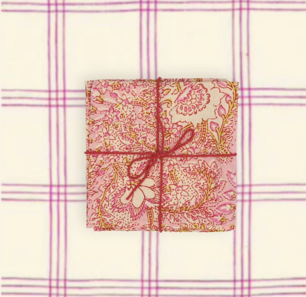 Serviettes de tablex4 - Wax Polignac