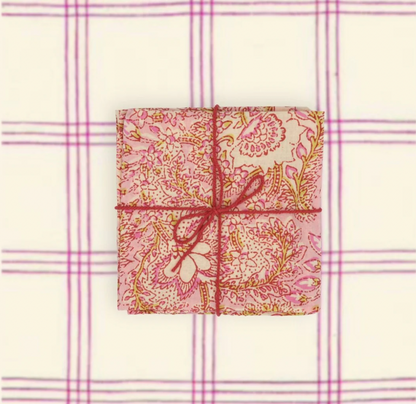 Serviettes de tablex4 - Wax Polignac