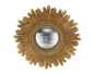 MIROIR SOLEIL CONVEXE DORE DIAM 26,3CM