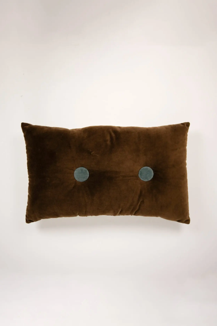 Coussin Elora marron 30×50cm