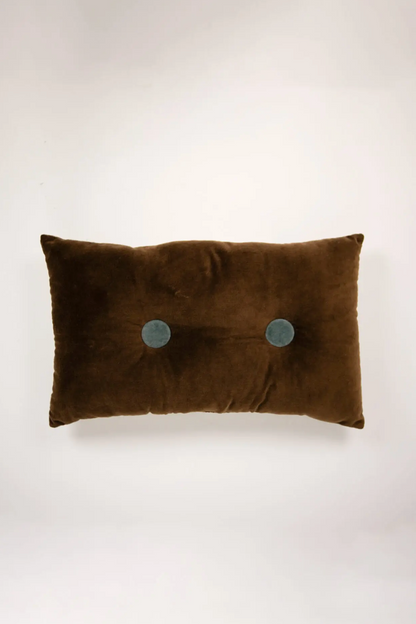 Coussin Elora marron 30×50cm