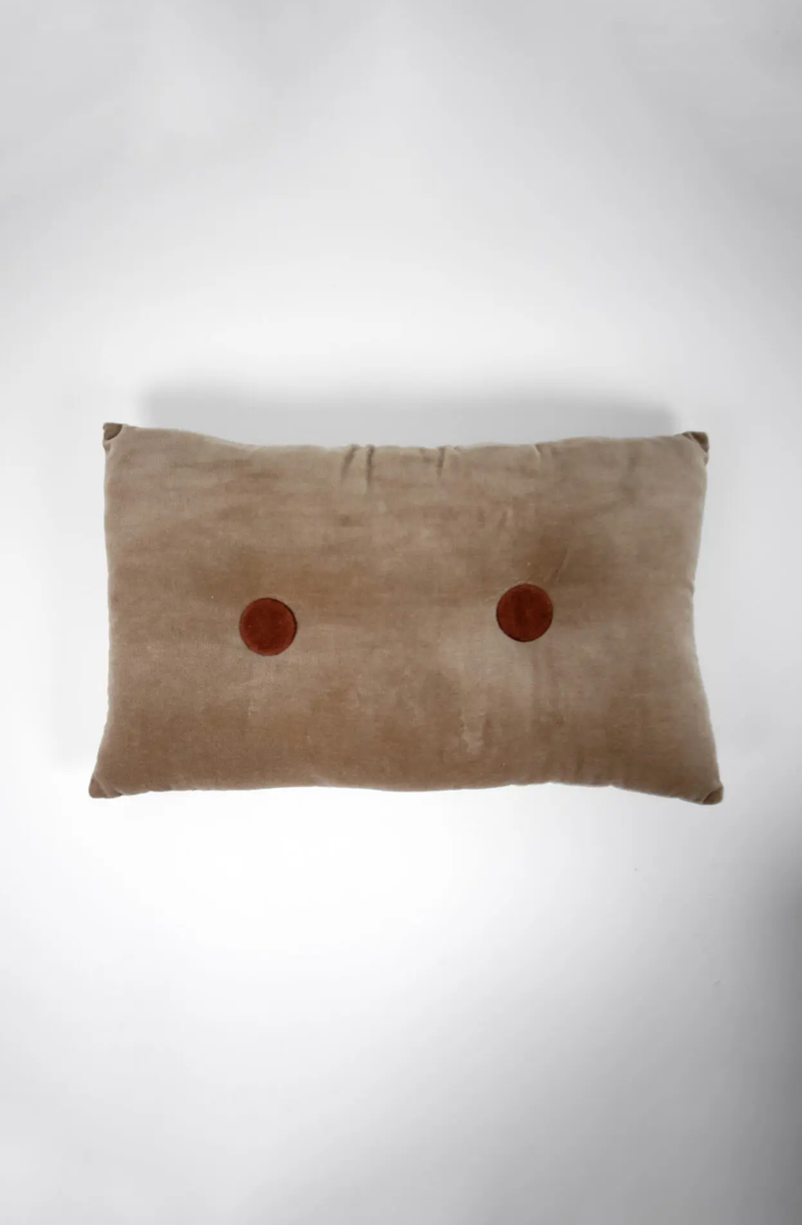 Coussin Elora beige 30×50cm