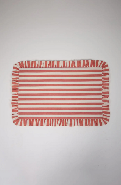 Set de table Ellie corail foncé