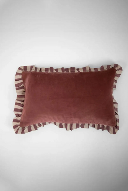 Housse de coussin Elina rose 30×50cm