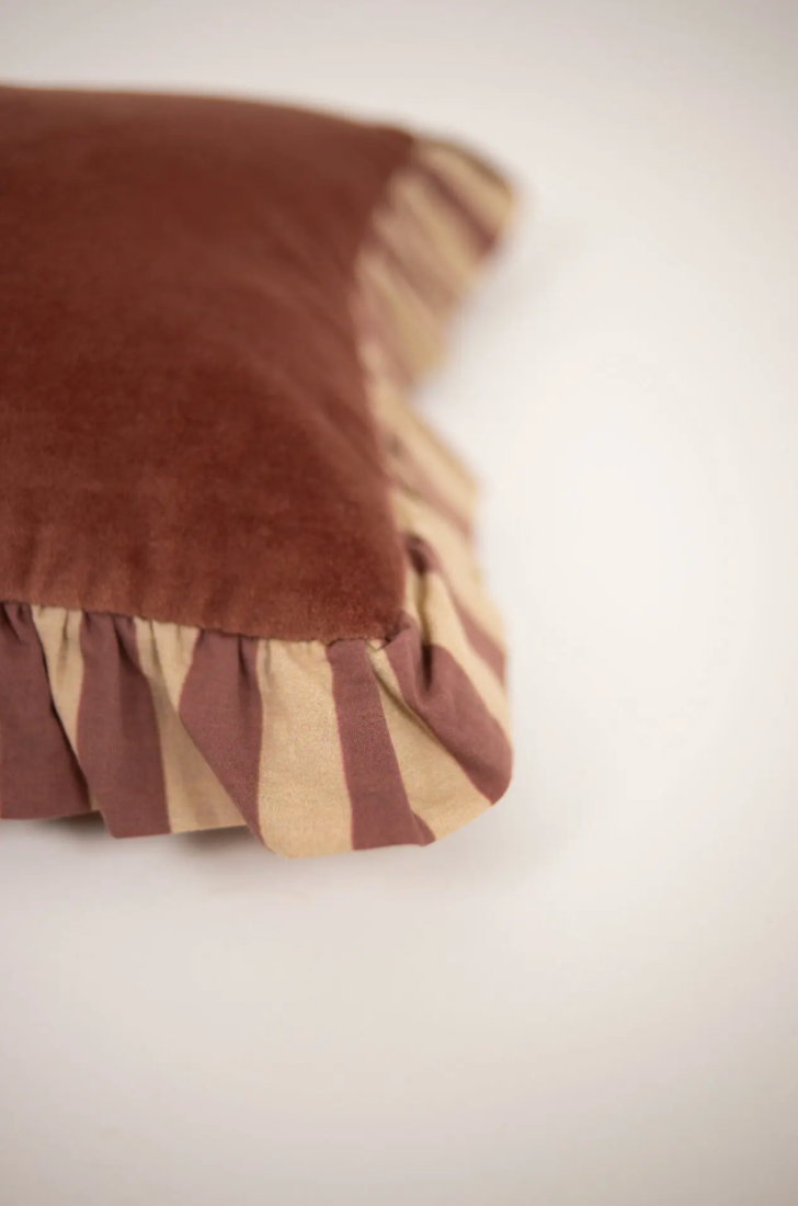 Housse de coussin Elina rose 30×50cm