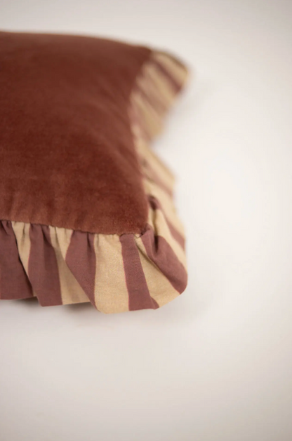 Housse de coussin Elina rose 30×50cm