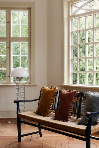 Housse de coussin Elina marron 30×50cm