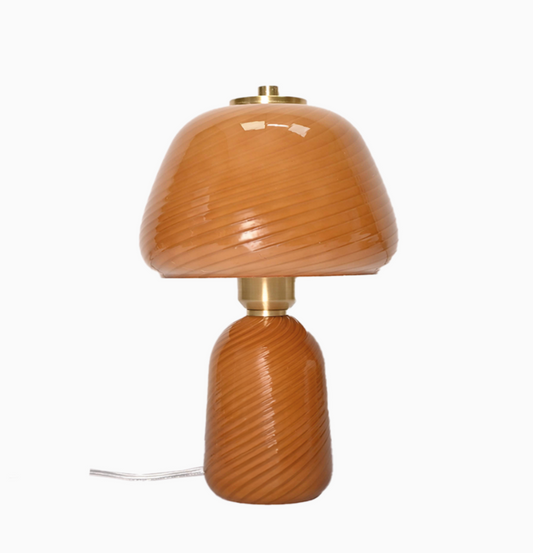 Lampe Appolon brun D18 H27cm