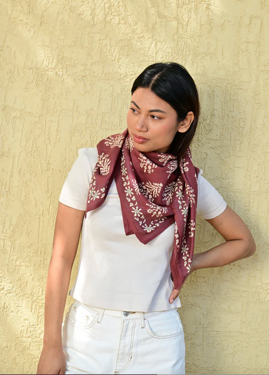 Grand foulard Galatie Bordeaux - Byzantine