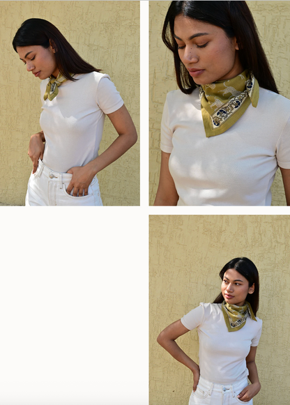 Petit foulard Fauve Noix - Byzantine