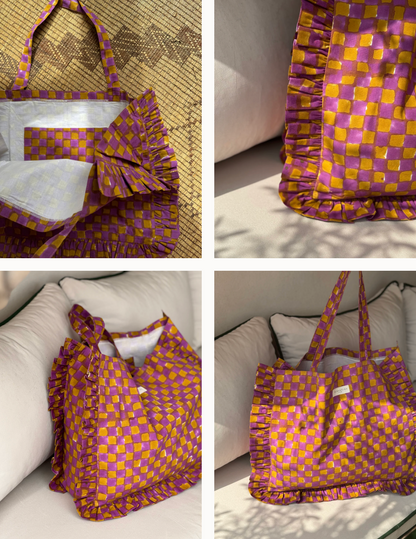 Sac FROUFROU Moutarde violet - Byzantine