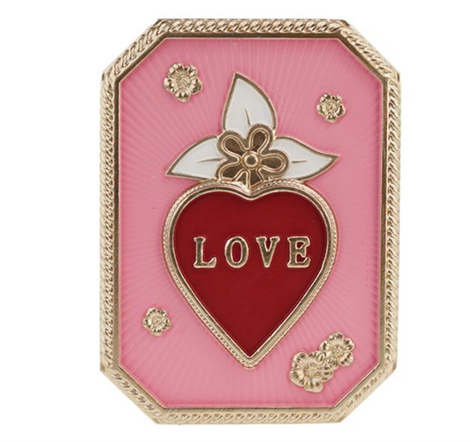 DECO MURALE COEUR LOVE 15X20CM