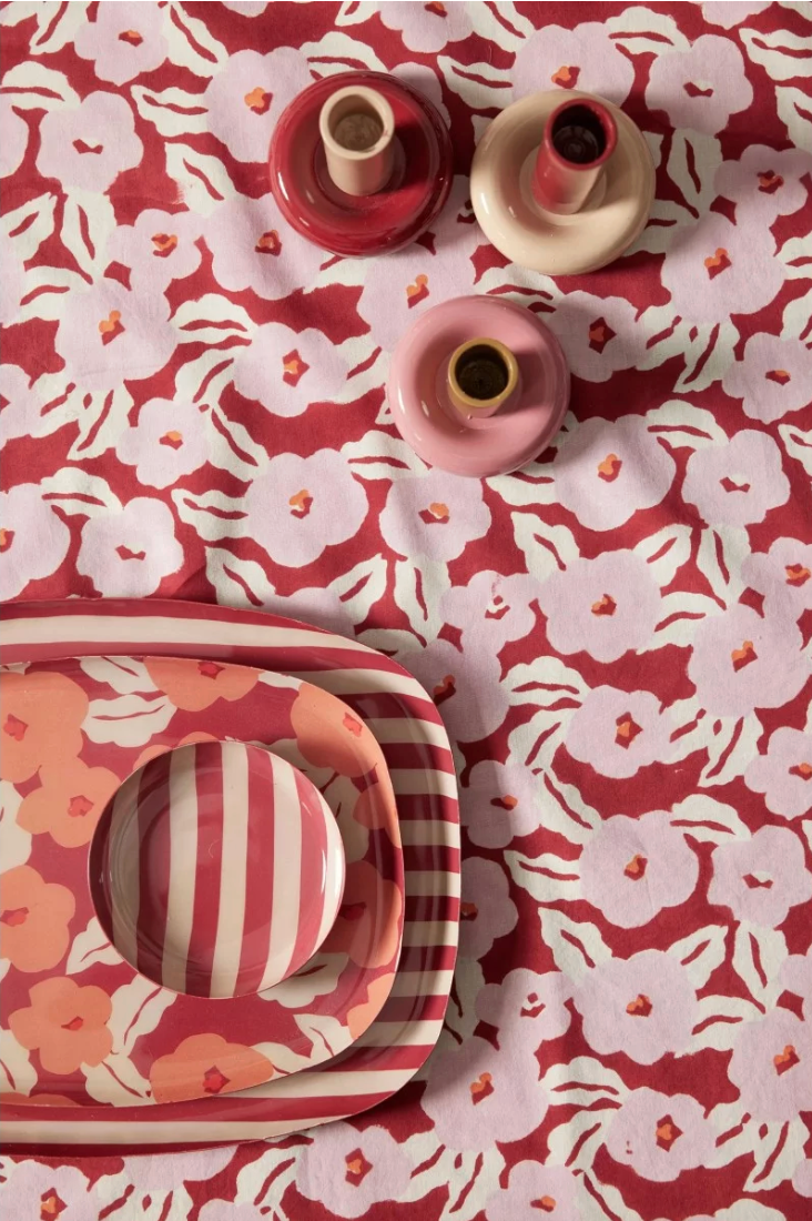Nappe - Chunni Bordeaux - 2 tailles