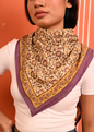 Grand foulard BOUGAINVILLIERS Soleil - Byzantine