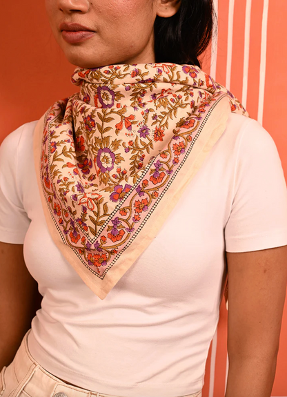 Grand foulard CALYPSO Flame  - Byzantine