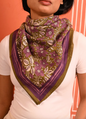 Grand foulard HÉLIOS Kaki  - Byzantine