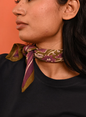 Petit foulard HÉLIOS Kaki  - Byzantine