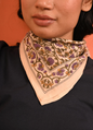 Petit foulard TULIPA Bleu  - Byzantine