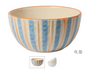 Saladier blue/orange, 9,1xø18 cm